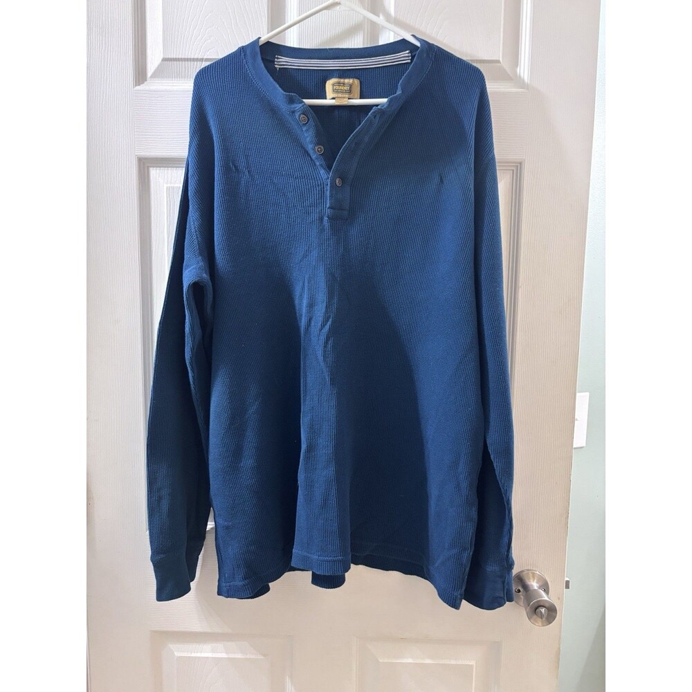 The Foundry Supply Co Men's XLT Long Sleeve Shirt Blue